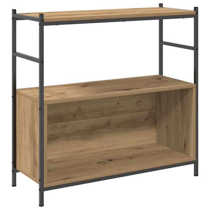 Bogreol Artisan Egetræ 80 x 30 x 78,5 cm Konstrueret træ