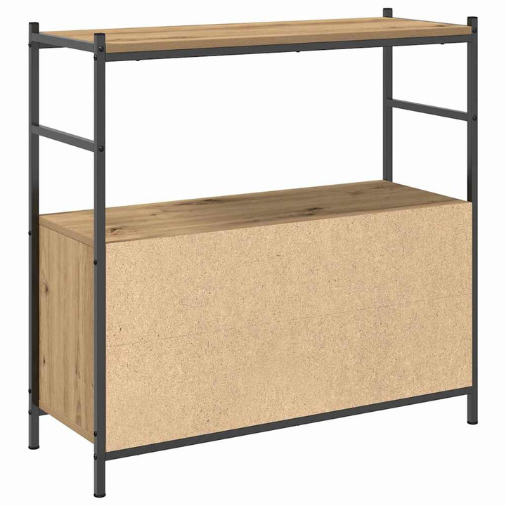 Bogreol Artisan Egetræ 80 x 30 x 78,5 cm Konstrueret træ