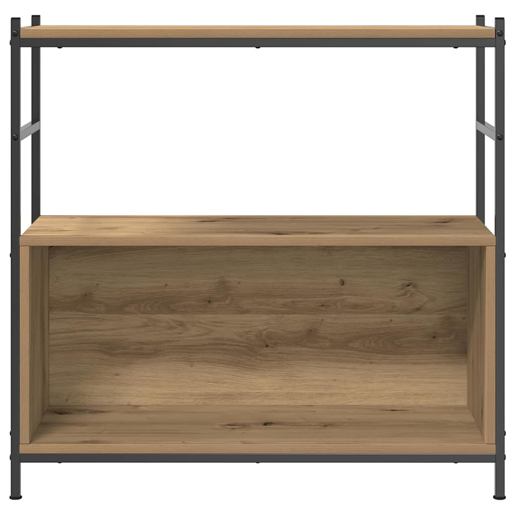 Bogreol Artisan Egetræ 80 x 30 x 78,5 cm Konstrueret træ