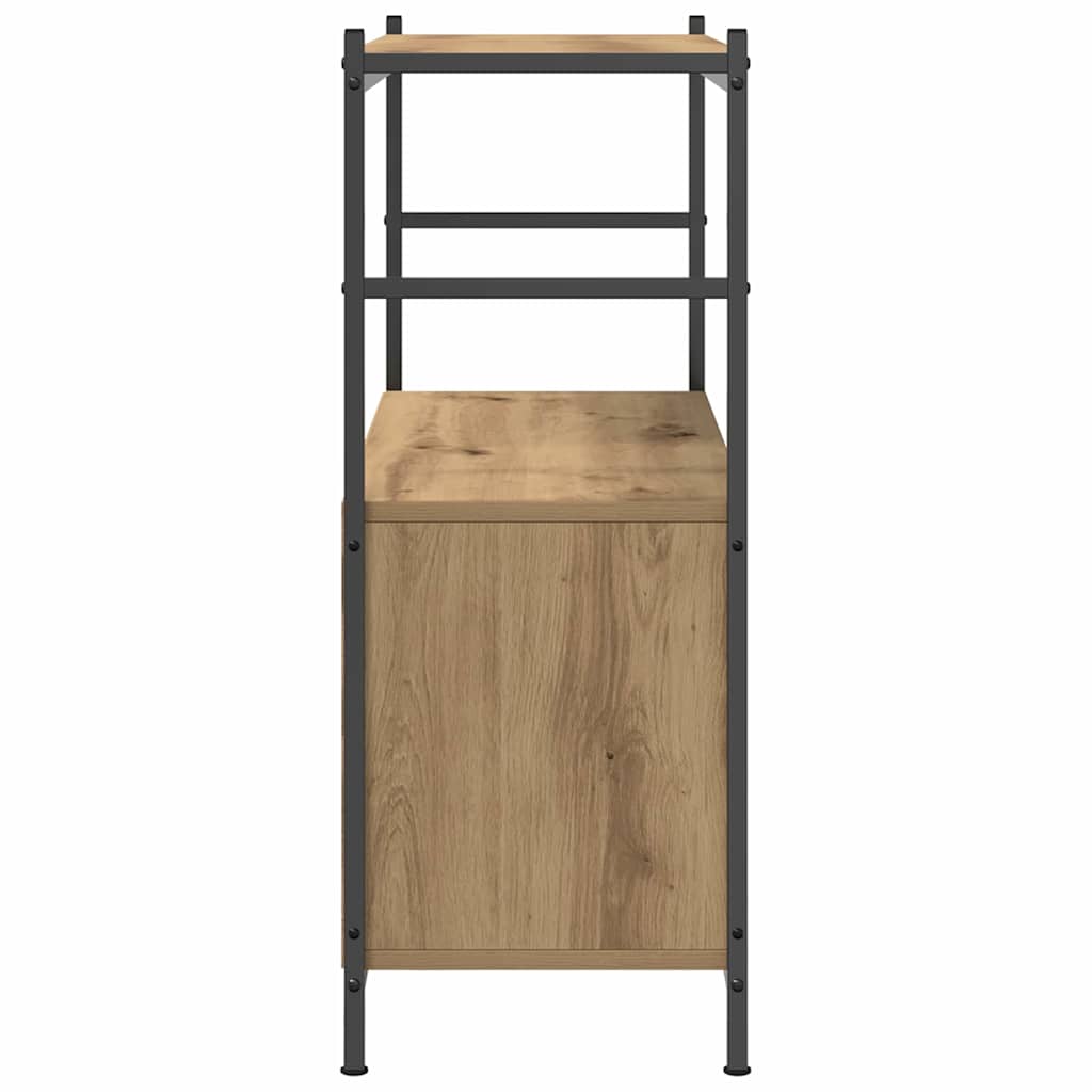 Bogreol Artisan Egetræ 80 x 30 x 78,5 cm Konstrueret træ