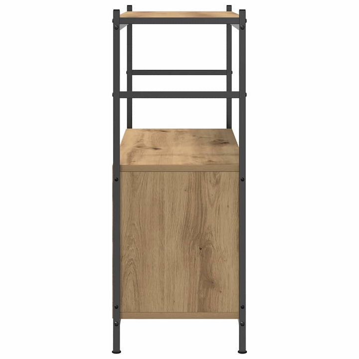 Bogreol Artisan Egetræ 80 x 30 x 78,5 cm Konstrueret træ