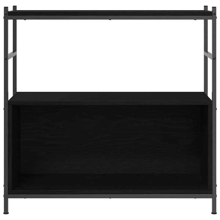 Bogreol Sort eg 80 x 30 x 78.5 cm Konstrueret træ