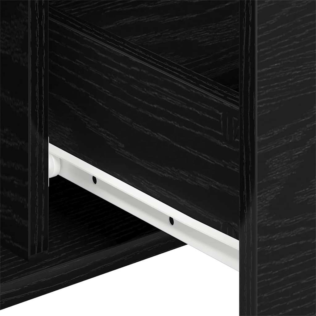 Sideboard Sort eg 101,5 x 35 x 70 cm Konstrueret træ