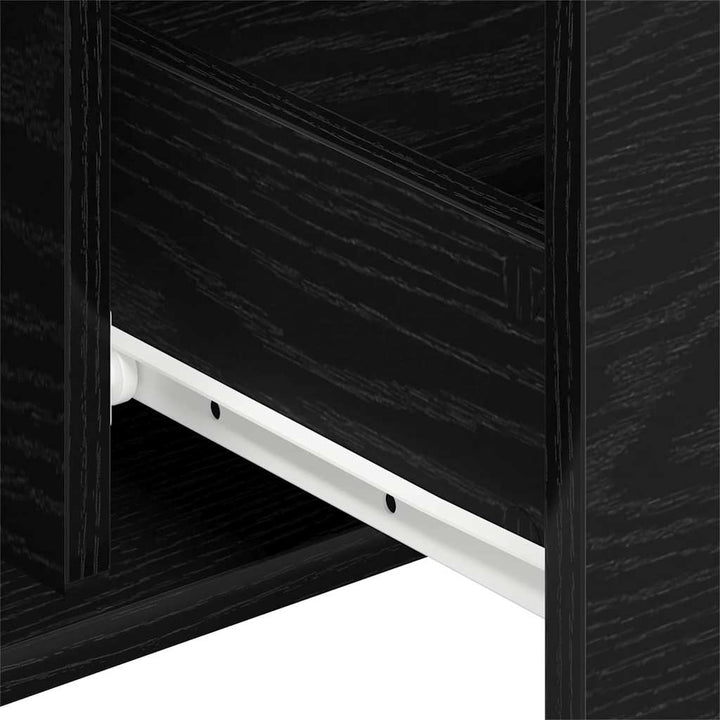 Sideboard Sort eg 101,5 x 35 x 70 cm Konstrueret træ