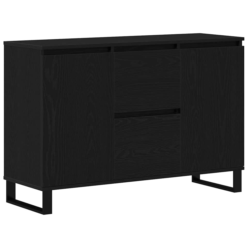 Sideboard Sort eg 101,5 x 35 x 70 cm Konstrueret træ