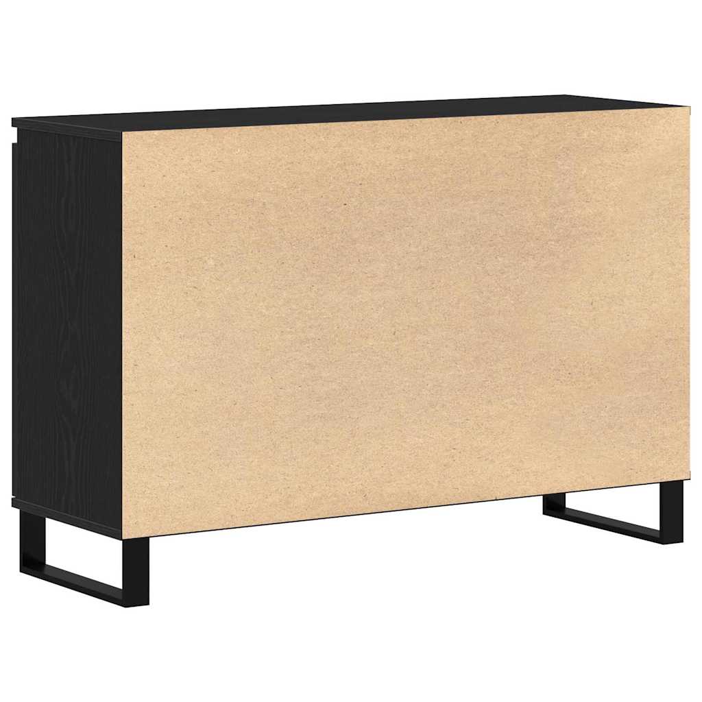 Sideboard Sort eg 101,5 x 35 x 70 cm Konstrueret træ