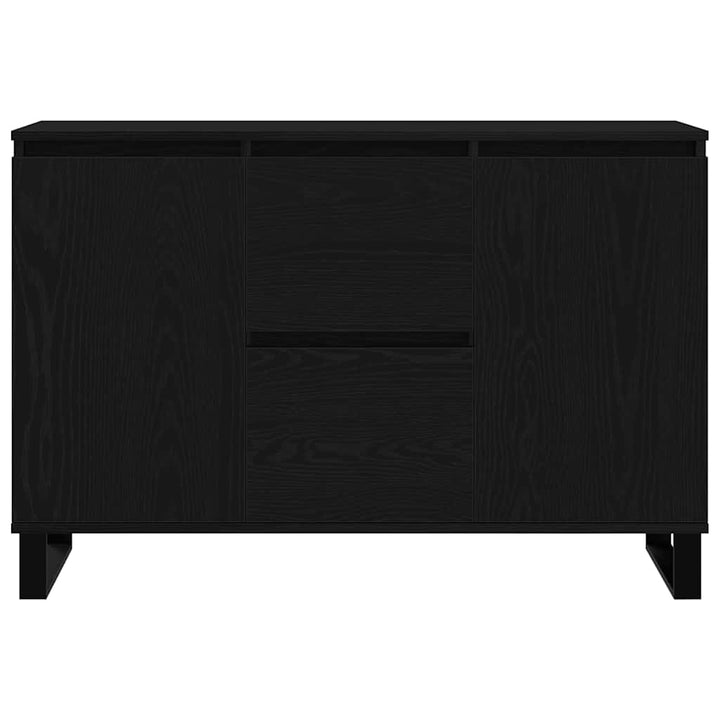 Sideboard Sort eg 101,5 x 35 x 70 cm Konstrueret træ