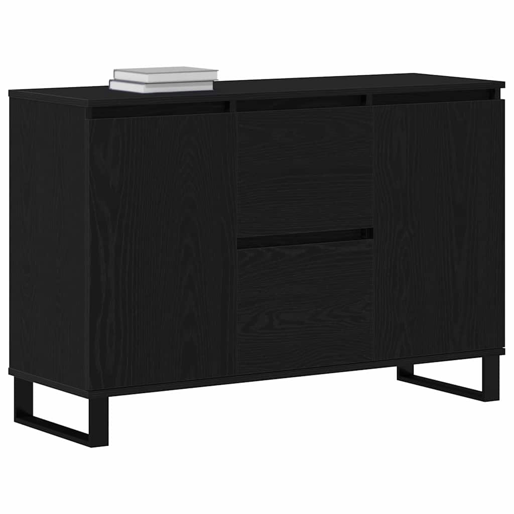 Sideboard Sort eg 101,5 x 35 x 70 cm Konstrueret træ