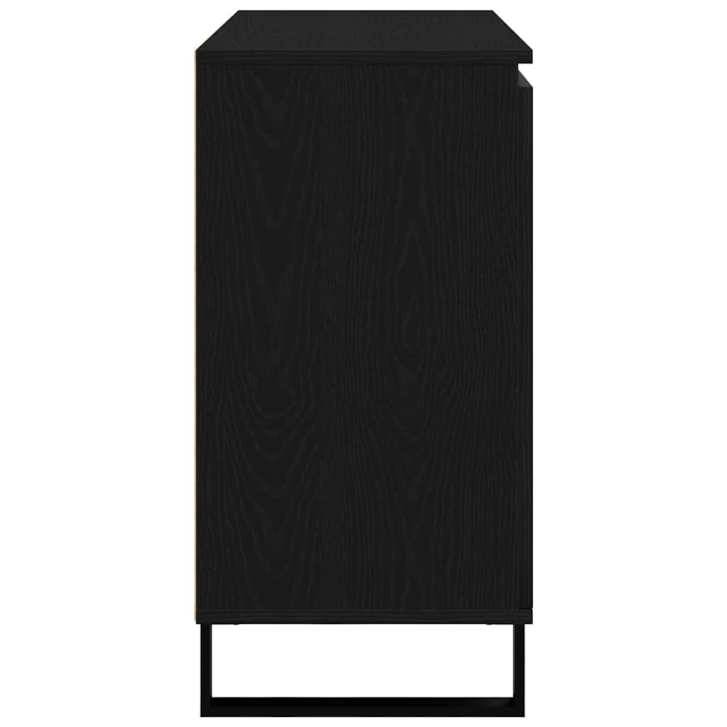 Sideboard Sort eg 101,5 x 35 x 70 cm Konstrueret træ