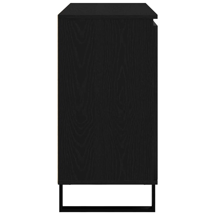 Sideboard Sort eg 101,5 x 35 x 70 cm Konstrueret træ