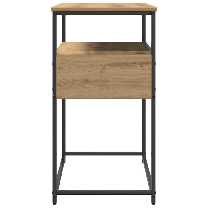 Konsolbord Artisan Egetræ 75 x 40 x 75 cm Konstrueret træ