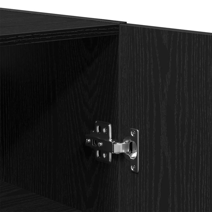 Væghængt skab 60 x 31 x 70 cm Konstrueret træ Sort eg