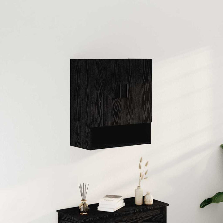 Væghængt skab 60 x 31 x 70 cm Konstrueret træ Sort eg