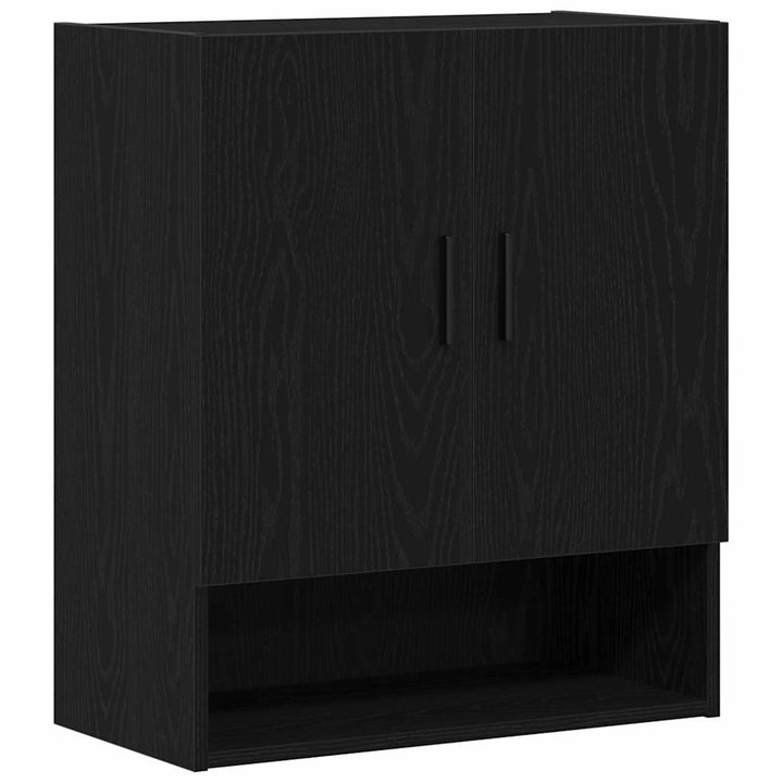 Væghængt skab 60 x 31 x 70 cm Konstrueret træ Sort eg