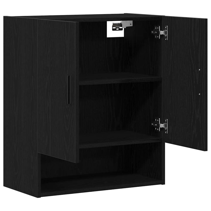 Væghængt skab 60 x 31 x 70 cm Konstrueret træ Sort eg