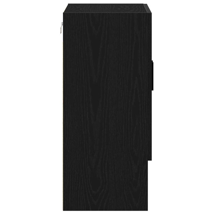Væghængt skab 60 x 31 x 70 cm Konstrueret træ Sort eg