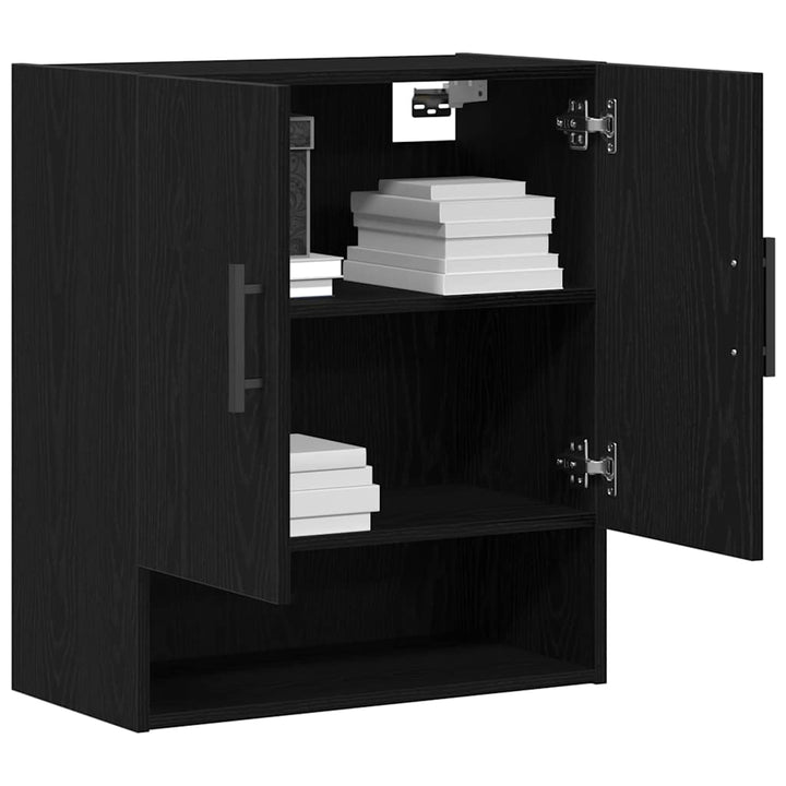 Væghængt skab 60 x 31 x 70 cm Konstrueret træ Sort eg
