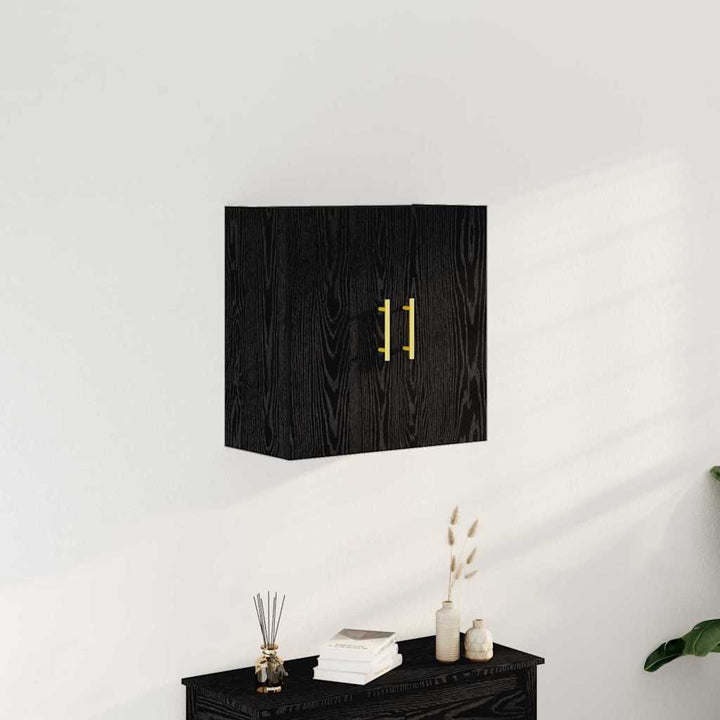 Væghængt skab 60 x 31 x 70 cm Konstrueret træ Sort eg