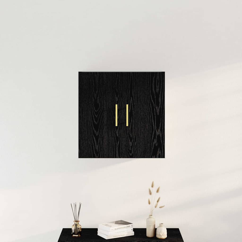 Væghængt skab 60 x 31 x 70 cm Konstrueret træ Sort eg