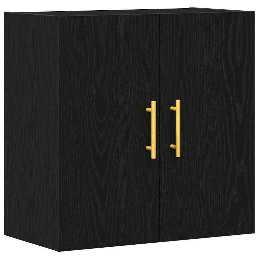 Væghængt skab 60 x 31 x 70 cm Konstrueret træ Sort eg