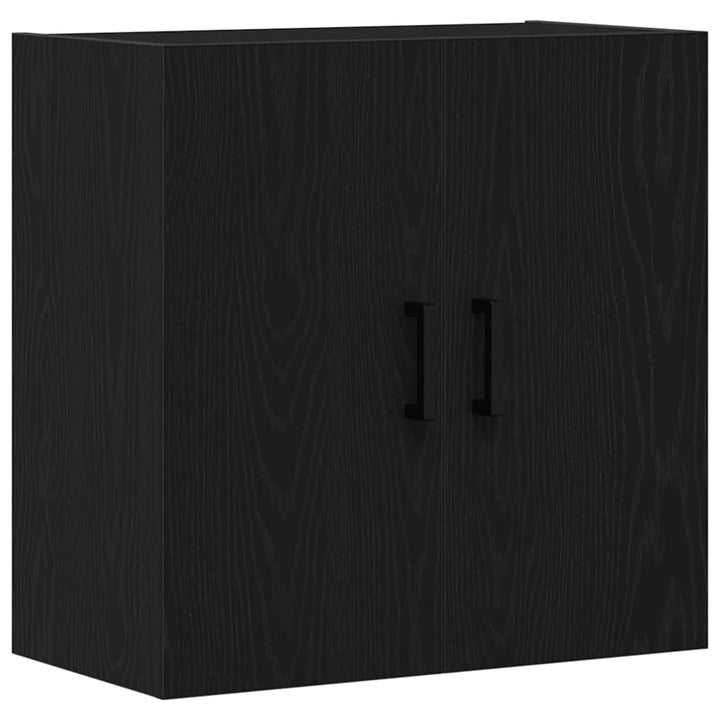 Væghængt skab Sort eg 60 x 31 x 60 cm Konstrueret træ