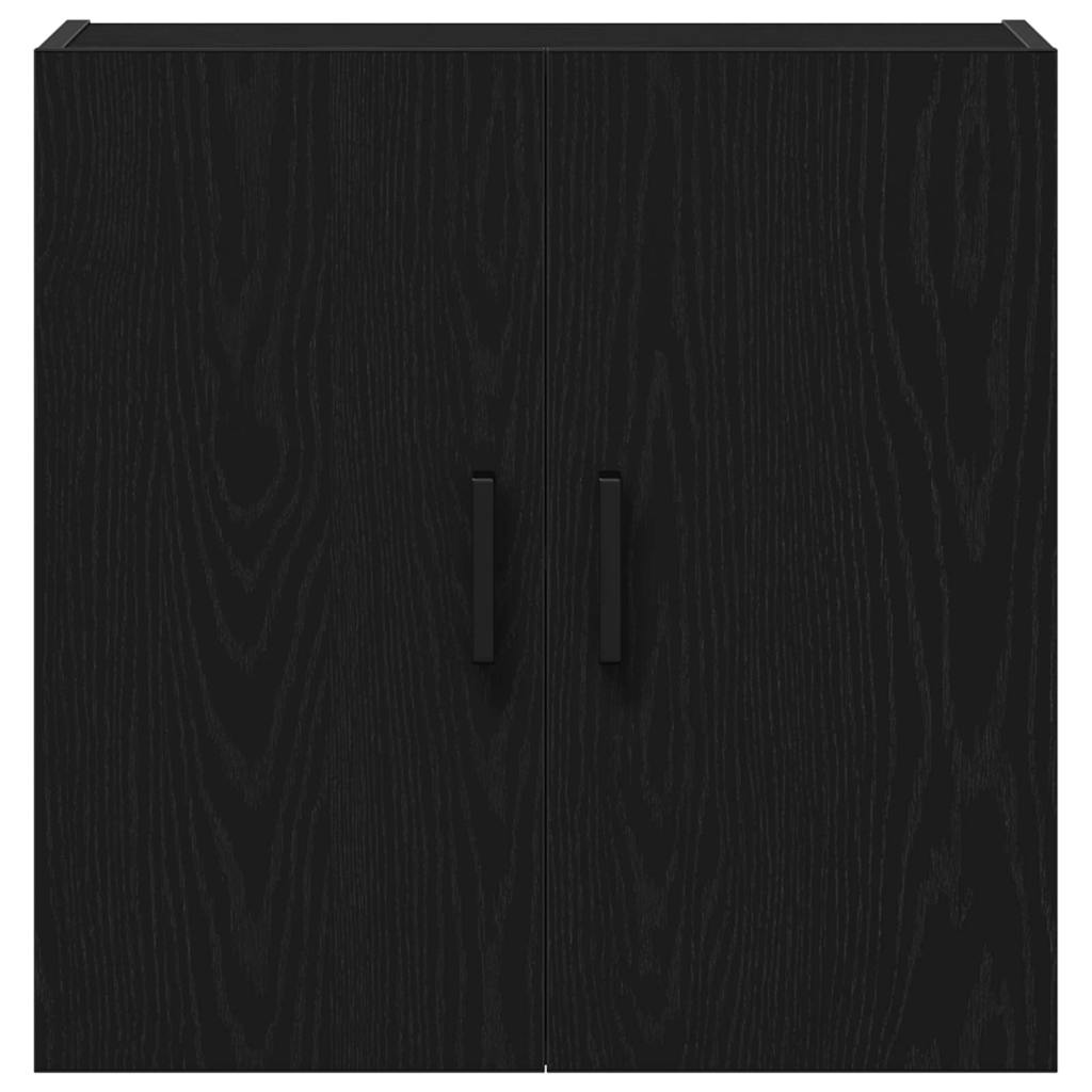 Væghængt skab Sort eg 60 x 31 x 60 cm Konstrueret træ