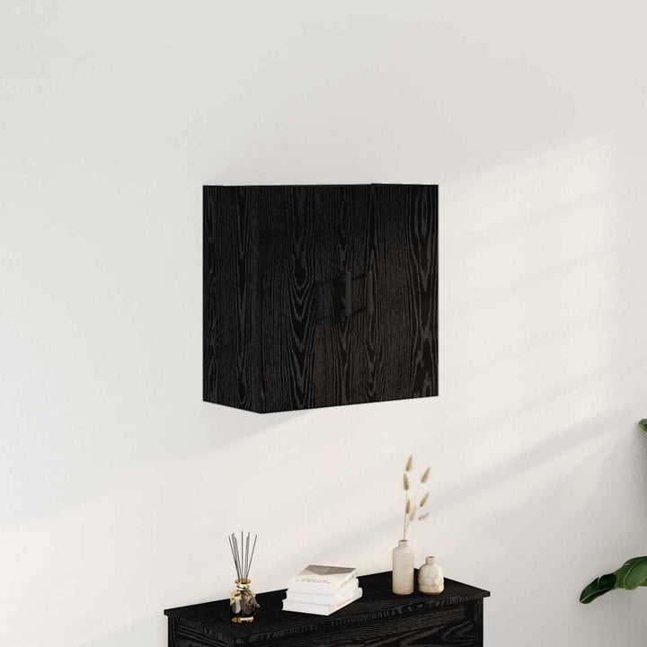 Væghængt skab Sort eg 60 x 31 x 60 cm Konstrueret træ