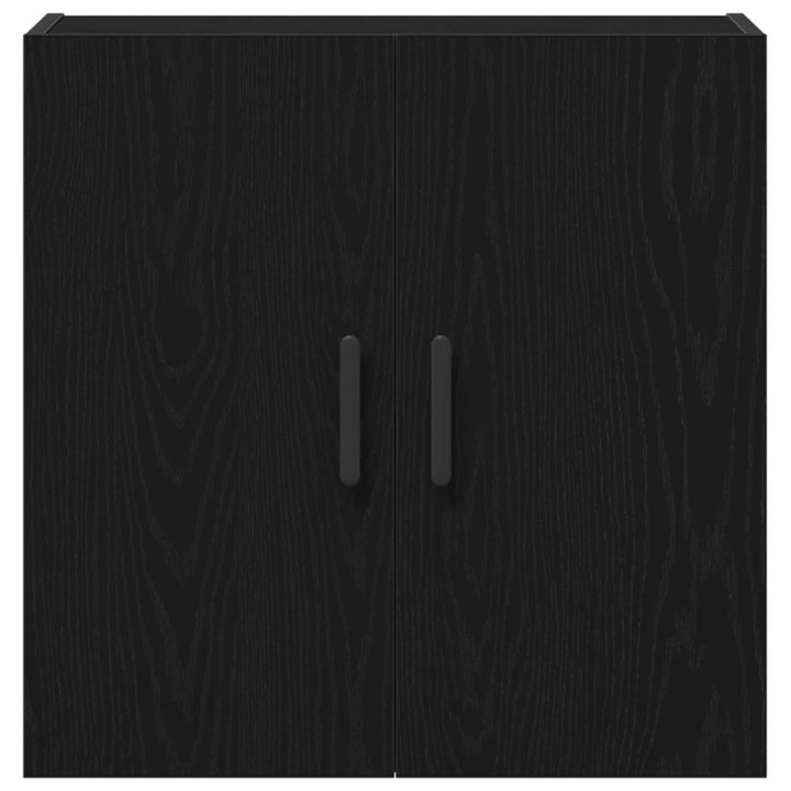 Væghængt skab Sort eg 60 x 31 x 60 cm Konstrueret træ