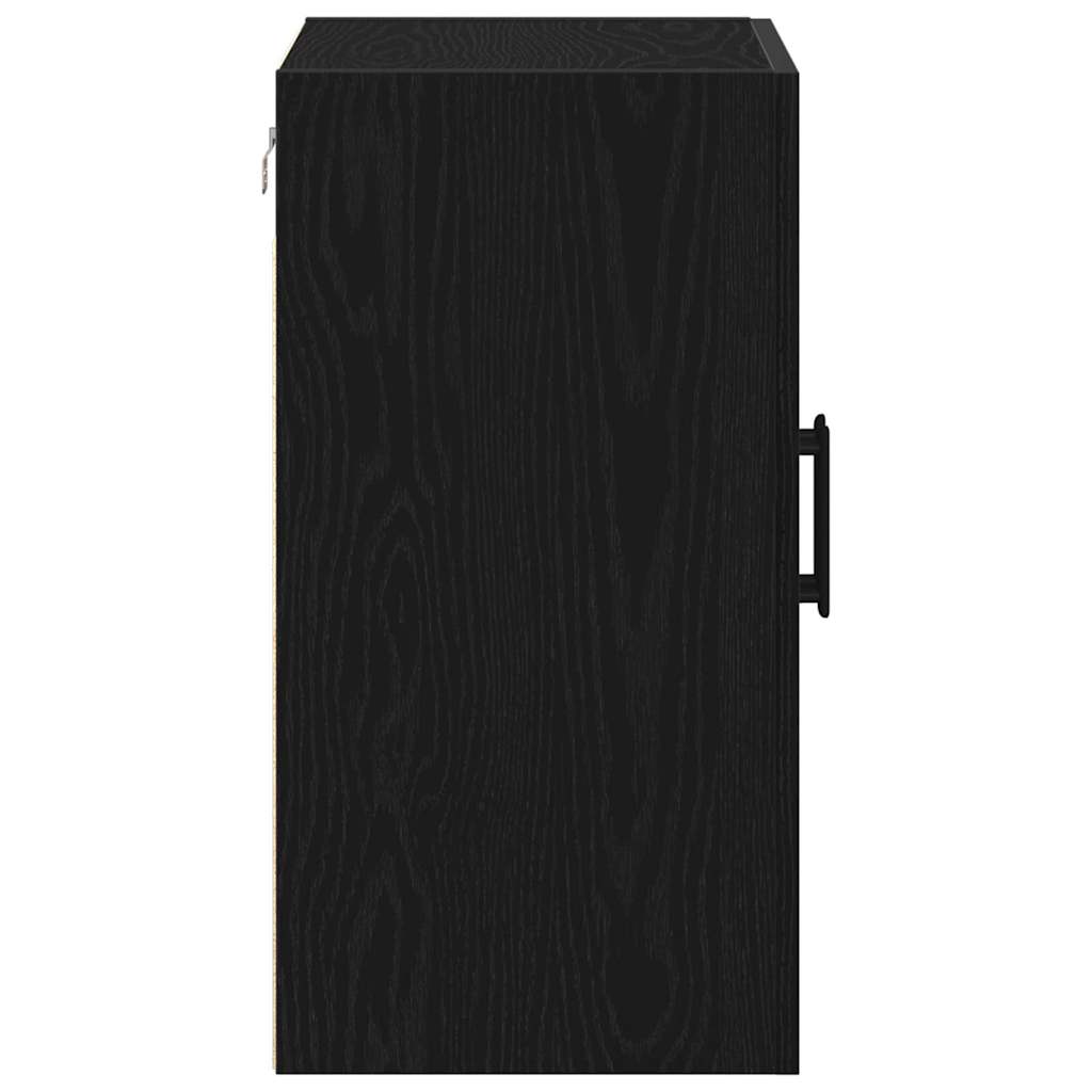 Væghængt skab Sort eg 60 x 31 x 60 cm Konstrueret træ