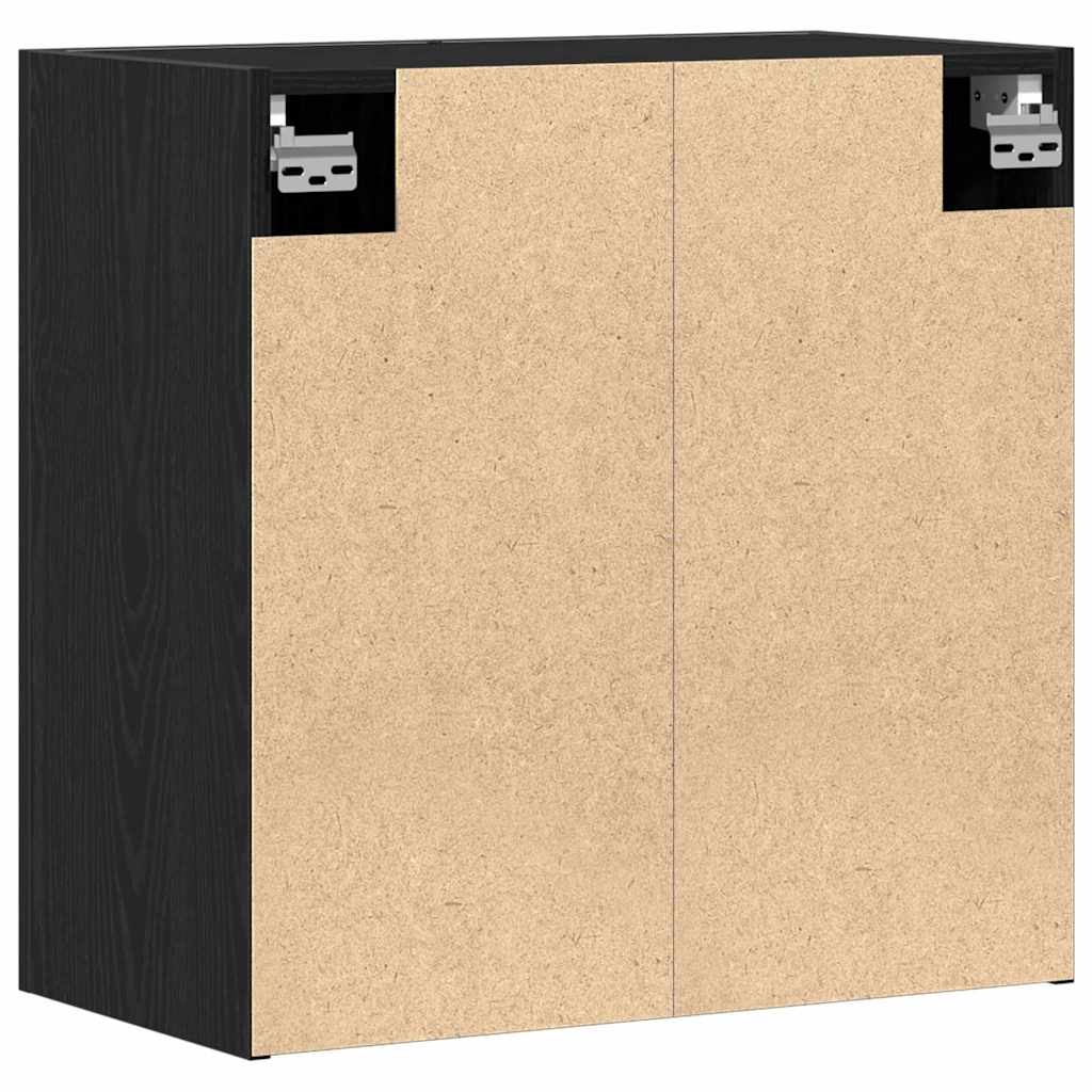 Væghængt skab 60 x 31 x 60 cm Konstrueret træ Sort eg