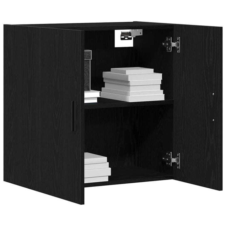 Væghængt skab 60 x 31 x 60 cm Konstrueret træ Sort eg