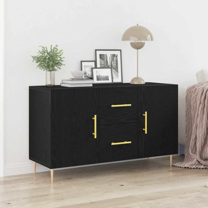 Sideboard Sort eg 100 x 36 x 60 cm Konstrueret træ