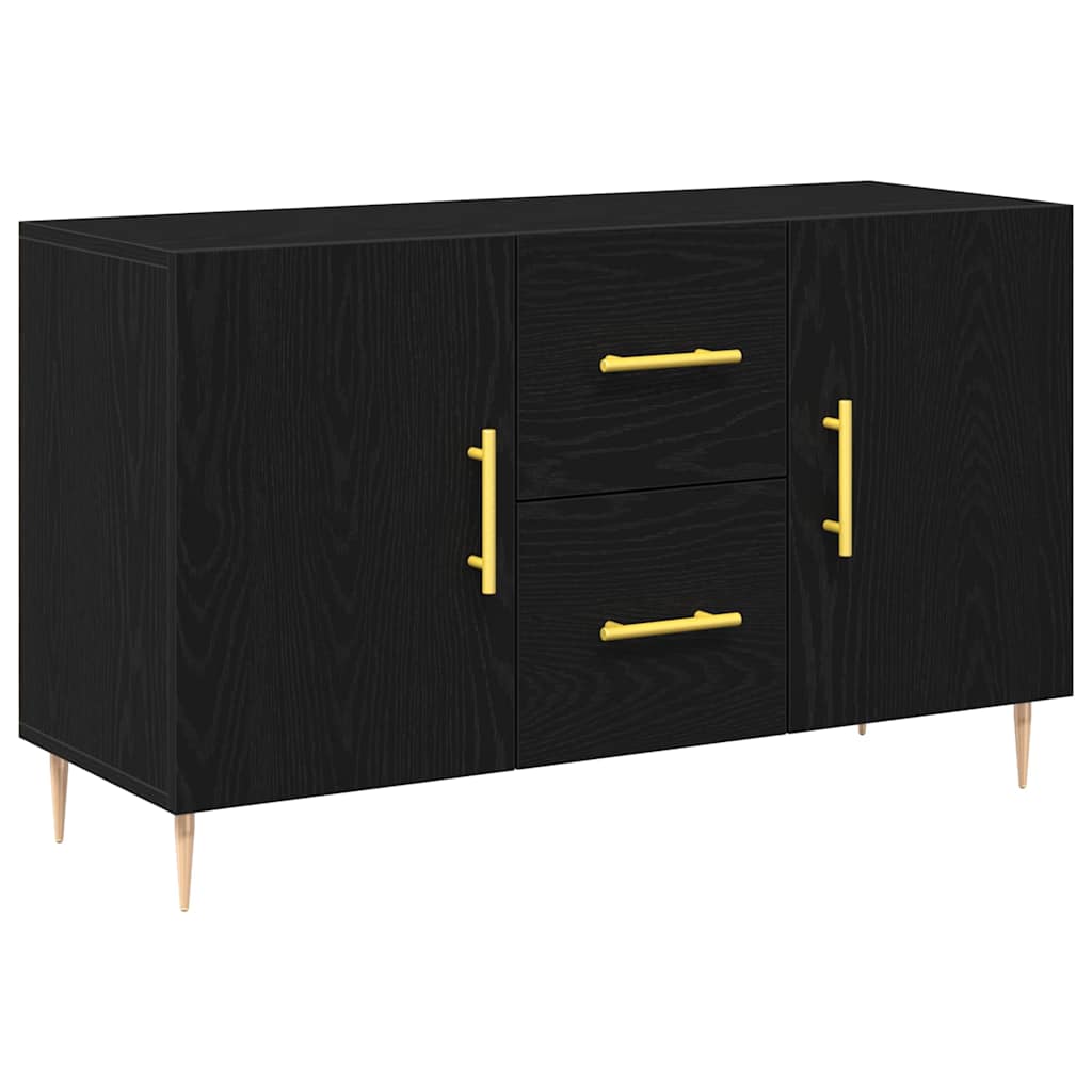 Sideboard Sort eg 100 x 36 x 60 cm Konstrueret træ