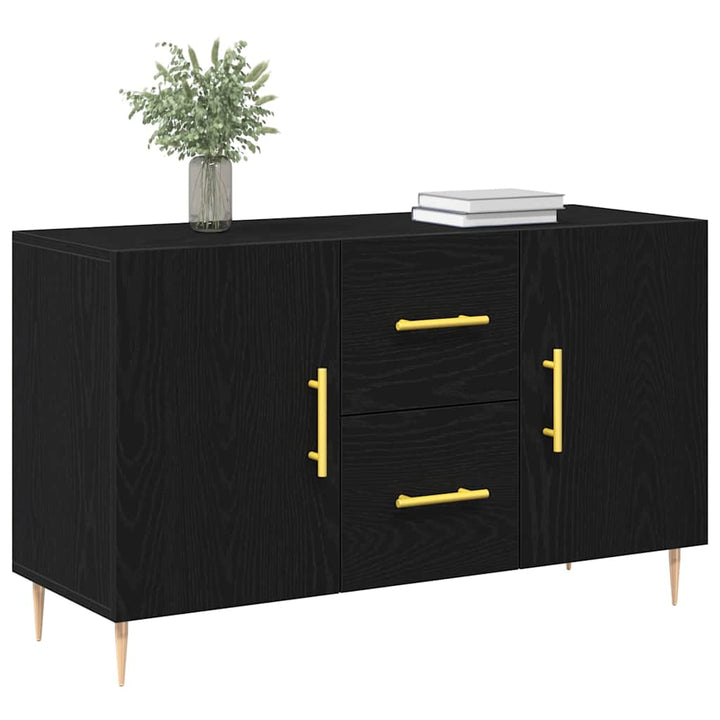 Sideboard Sort eg 100 x 36 x 60 cm Konstrueret træ