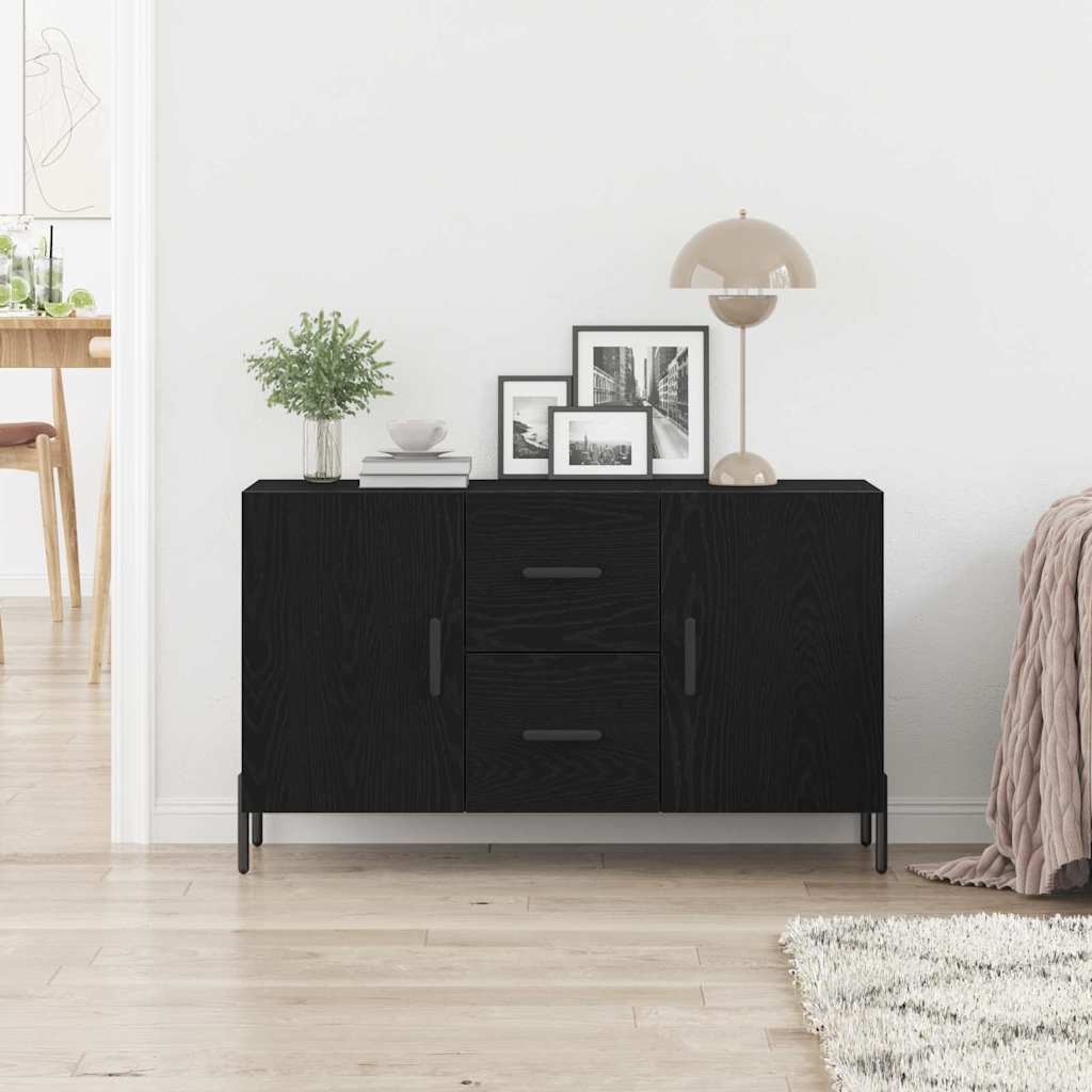 Sideboard Sort eg 100 x 36 x 60 cm Konstrueret træ