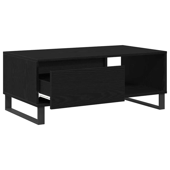 Sofabord Sort eg 90 x 50 x 36,5 cm Konstrueret træ