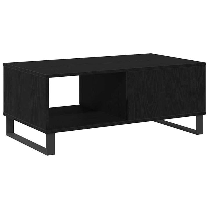 Sofabord Sort eg 90 x 50 x 36,5 cm Konstrueret træ