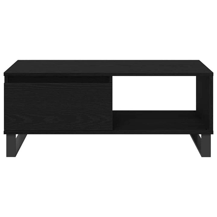 Sofabord Sort eg 90 x 50 x 36,5 cm Konstrueret træ