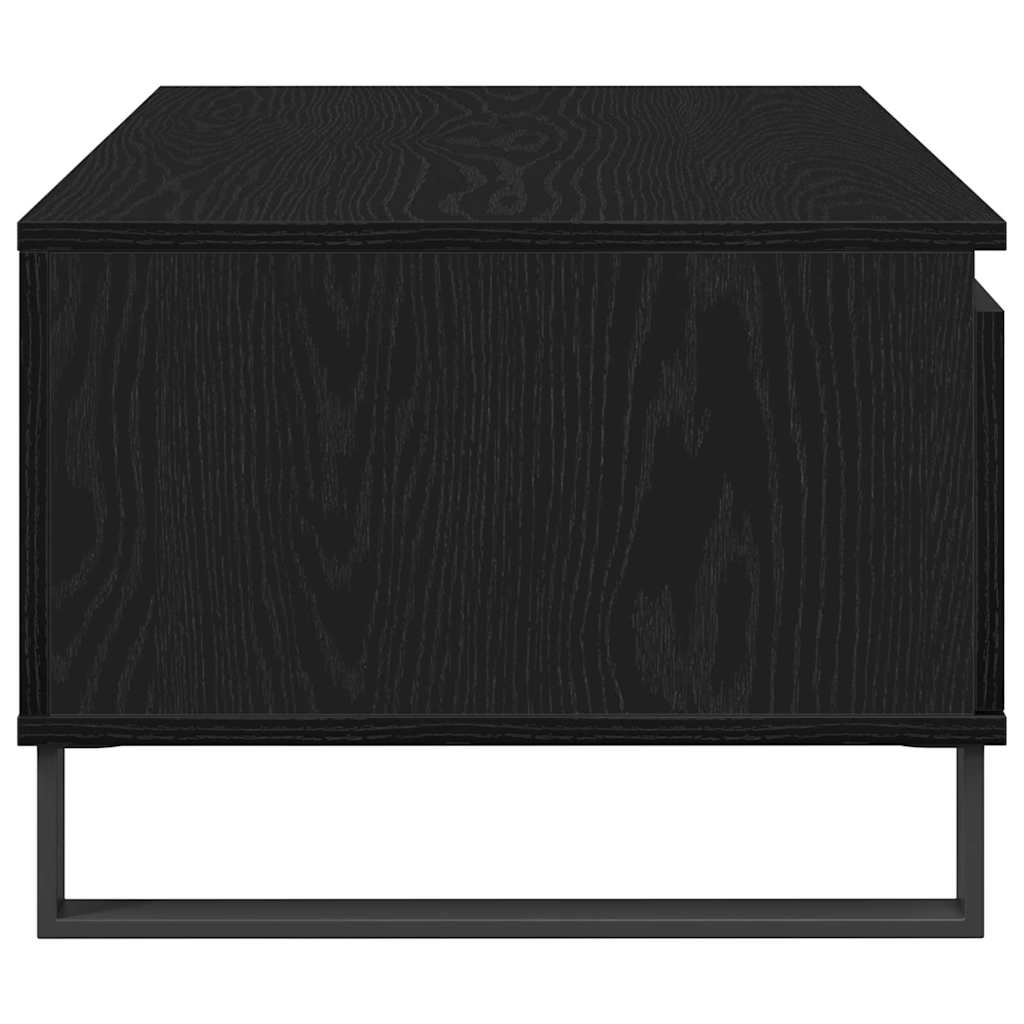 Sofabord Sort eg 90 x 50 x 36,5 cm Konstrueret træ