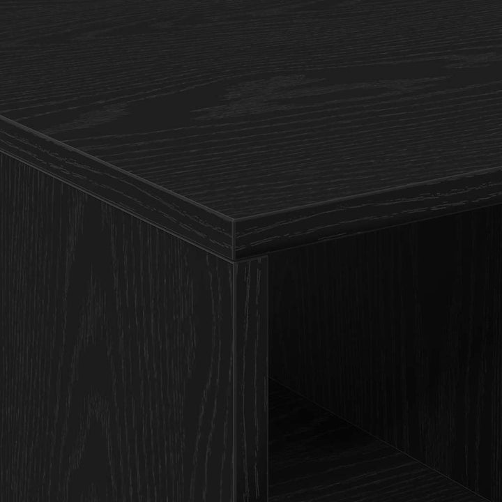 Sofabord med skuffe Sort eg 90 x 50 x 36.5 cm Konstrueret træ