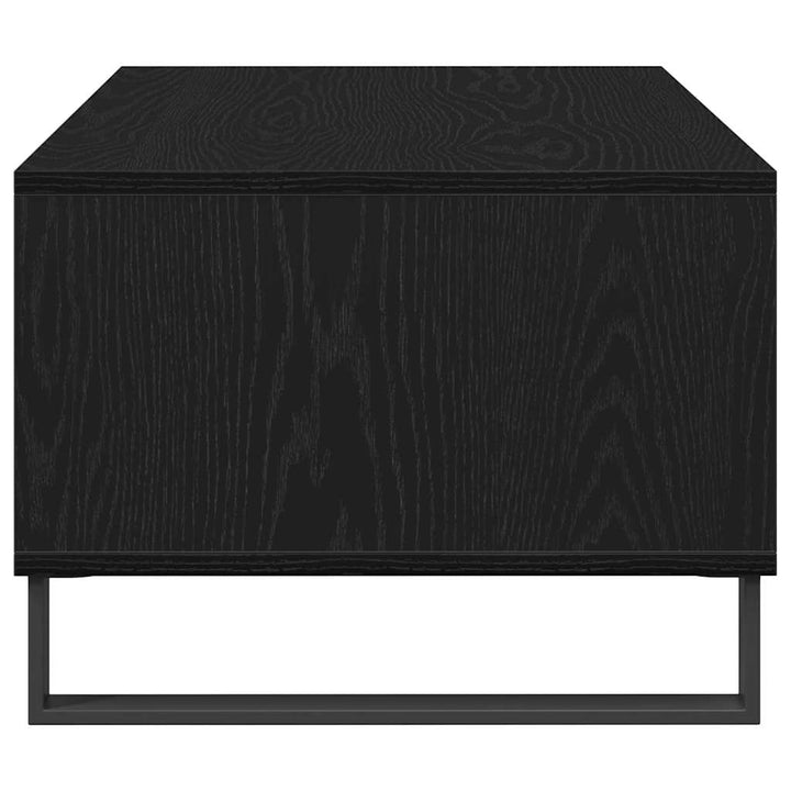 Sofabord med skuffe Sort eg 90 x 50 x 36.5 cm Konstrueret træ