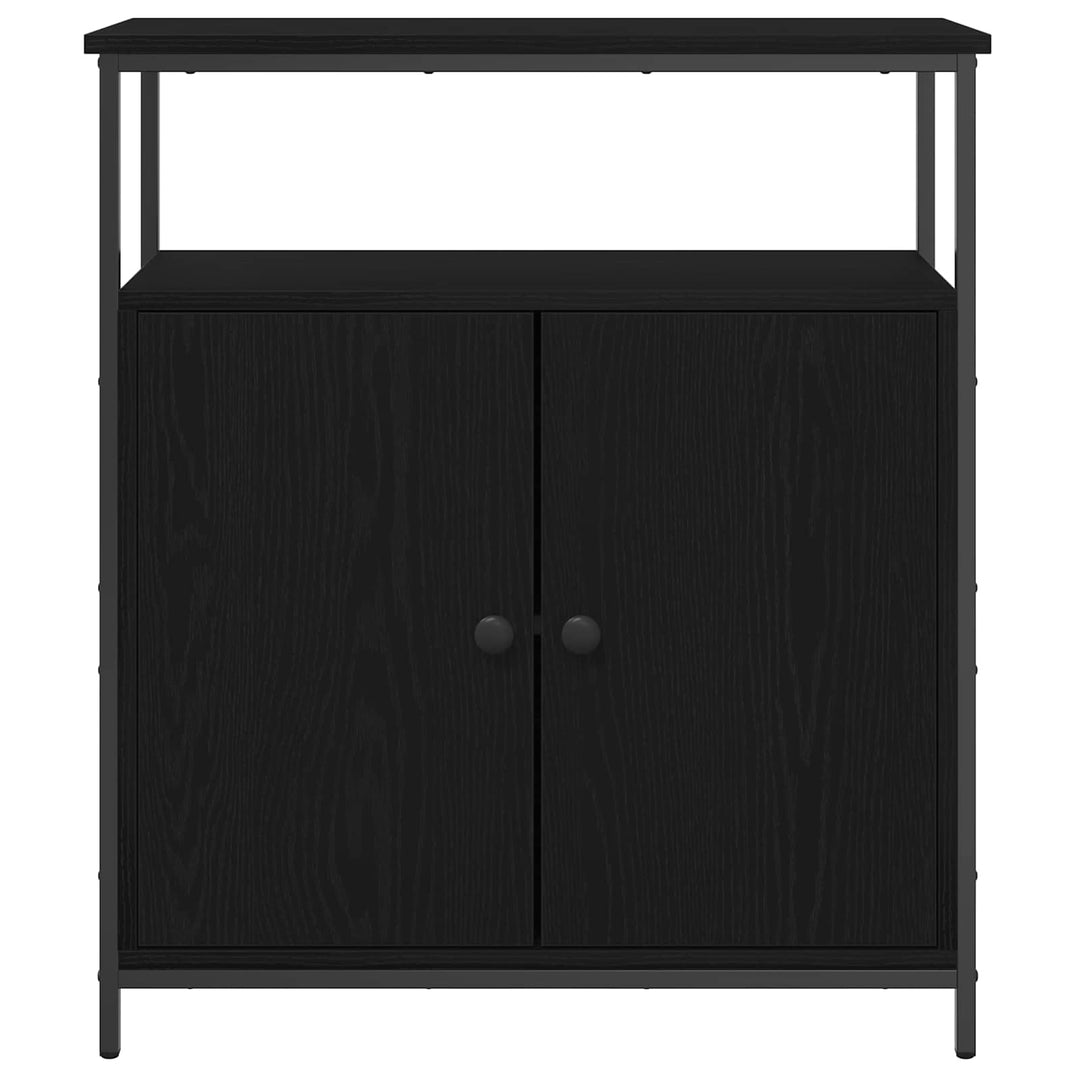 Sideboard Sort eg 70 x 30 x 80 cm Konstrueret træ