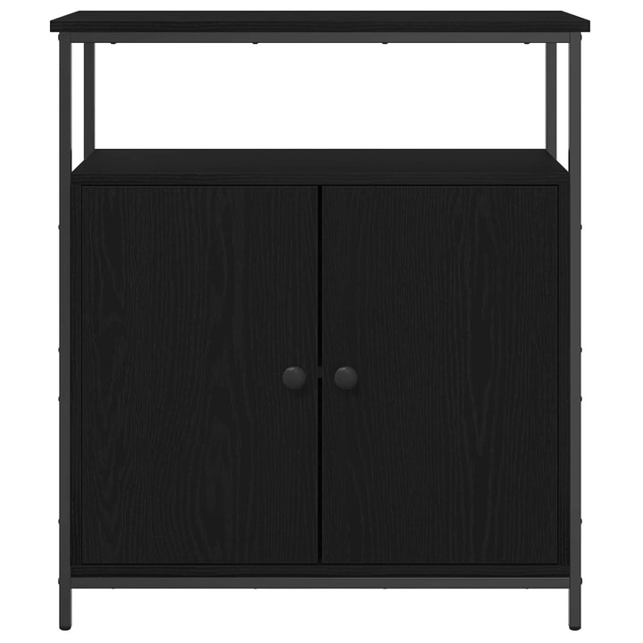 Sideboard Sort eg 70 x 30 x 80 cm Konstrueret træ