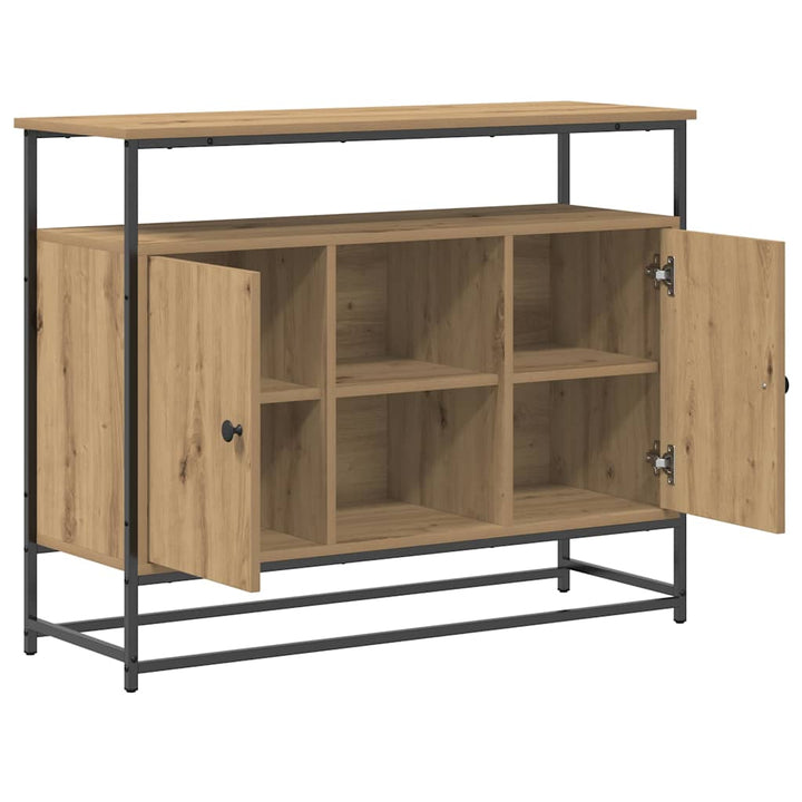 Sideboard Artisan Egetræ 100 x 35 x 80 cm Konstrueret træ