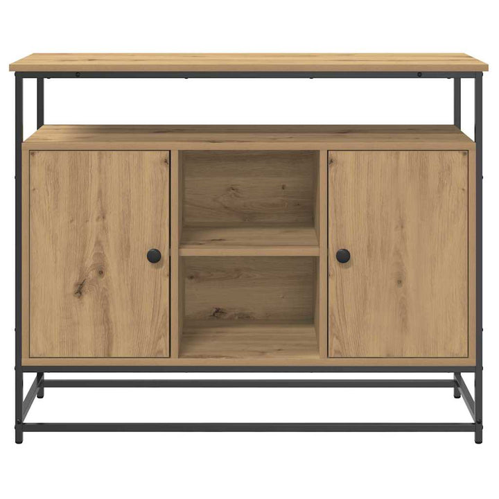 Sideboard Artisan Egetræ 100 x 35 x 80 cm Konstrueret træ