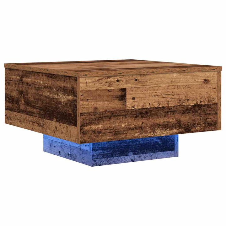 Sofabord Gammelt træ 55 x 55 x 31 cm Konstrueret træ