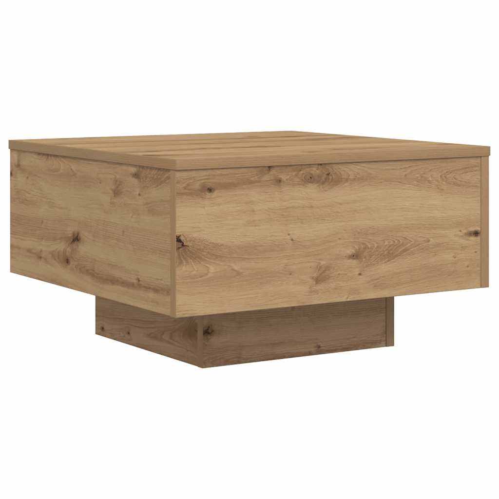 Sofabord Artisan Egetræ 55 x 55 x 31 cm Konstrueret træ