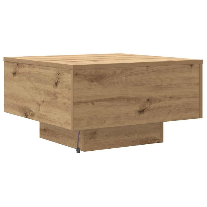 Sofabord Artisan Egetræ 55 x 55 x 31 cm Konstrueret træ
