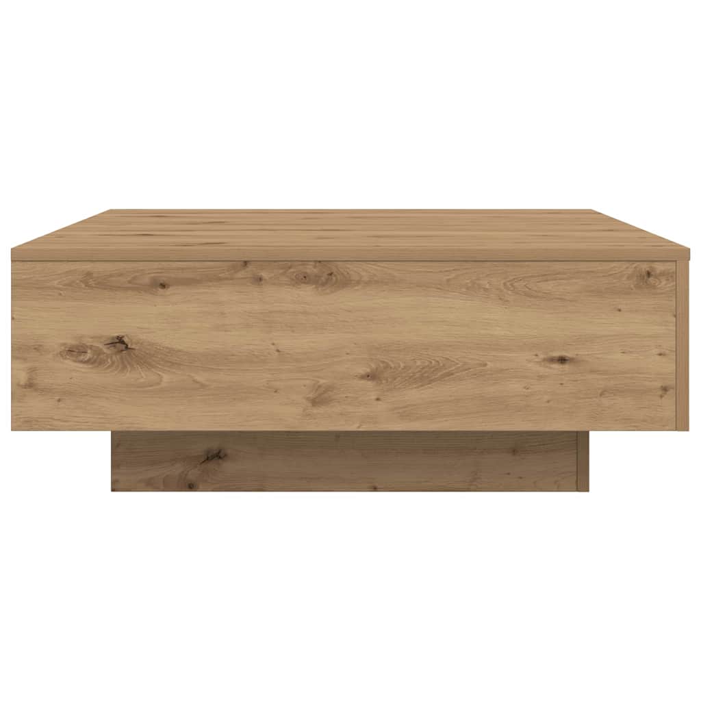 Sofabord Artisan Egetræ 80 x 80 x 31 cm Konstrueret træ