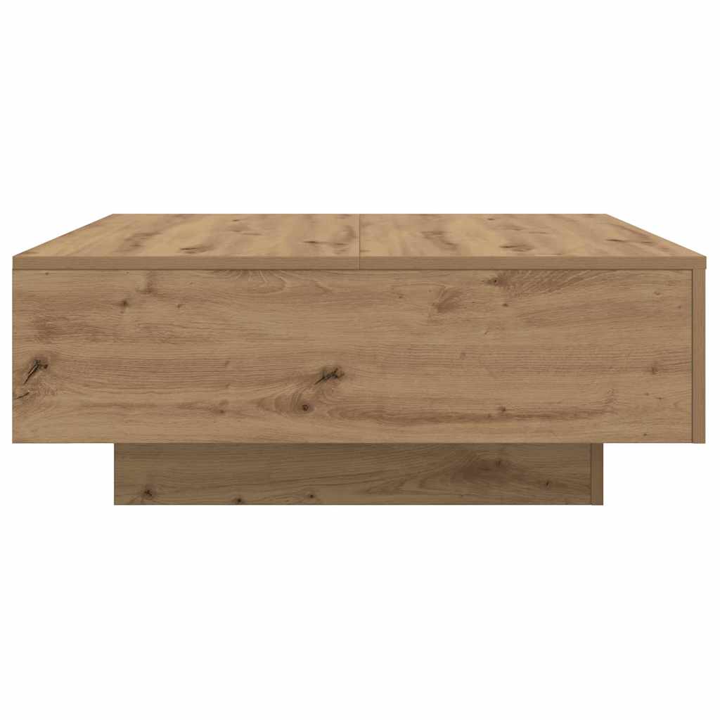 Sofabord Artisan Egetræ 80 x 80 x 31 cm Konstrueret træ